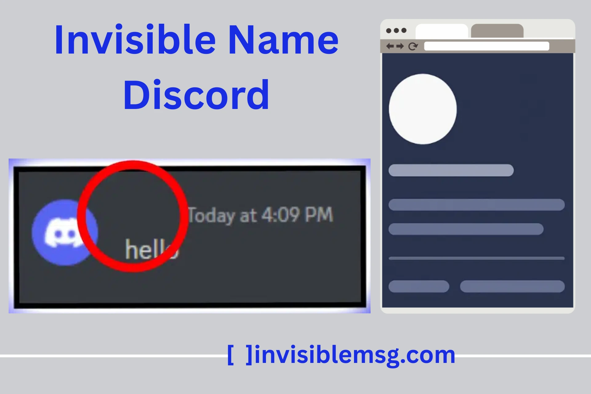 Invisible name on discord
